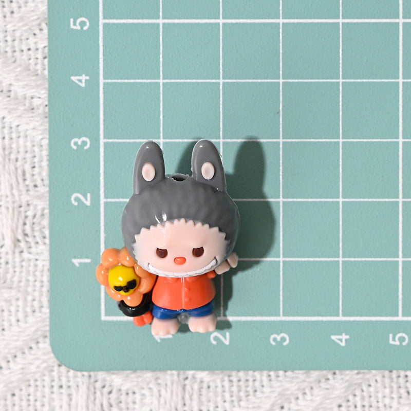 Wholesale 5pcs/pack Rubber Beaded Pen DIY Beads  OLY Exclusive