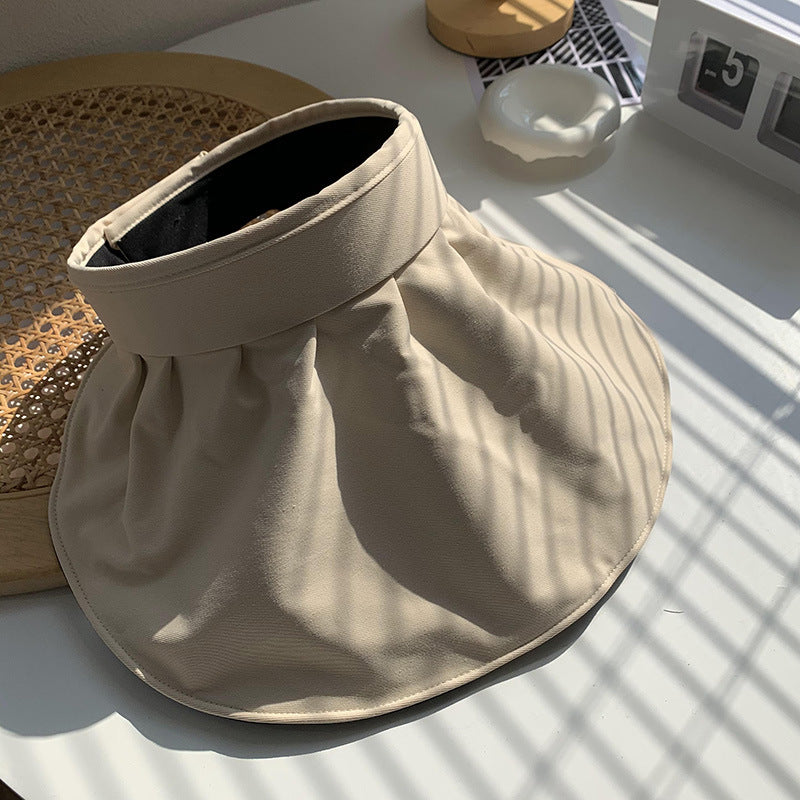 Protección al por mayor de fibra de poliéster UV Summer vacío sombrero de copa vacío