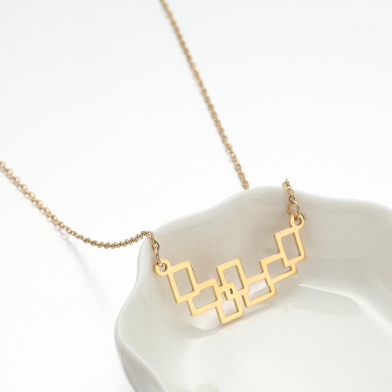 Wholesale Stainless Steel I LOVE YOU Key Clavicle Chain Necklace