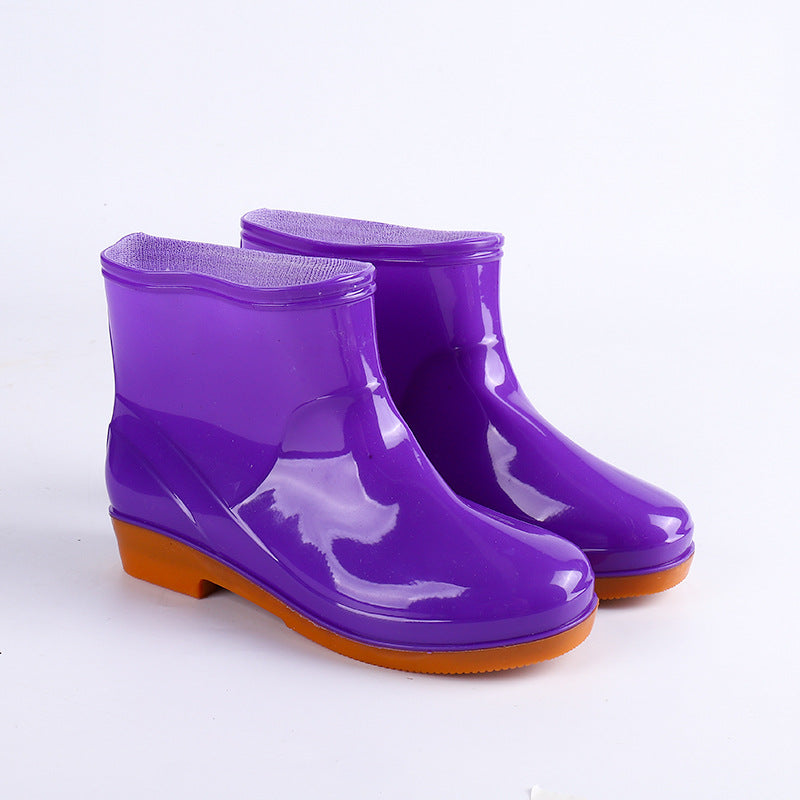 Wholesale of Adult Short Tube EVA Rain Boots for External Wear