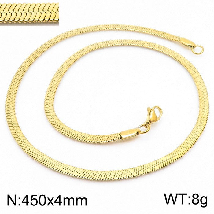 Wholesale personalized blade titanium steel necklace bracelet