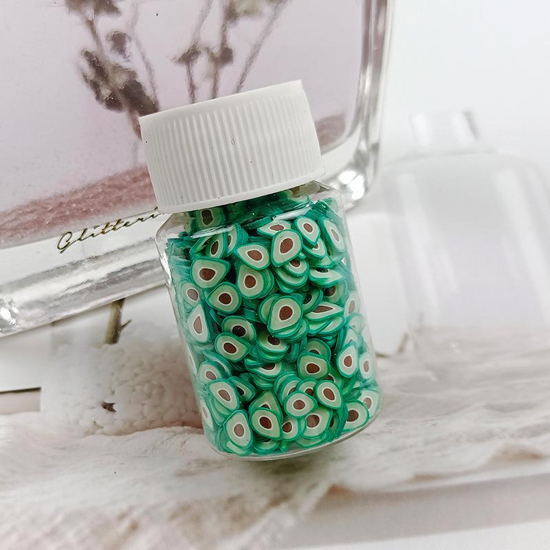 Wholesale Fruit clay slices 20ml small bottle 15g