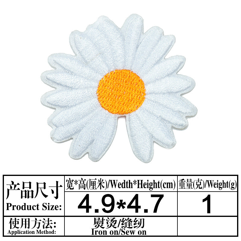 Wholesale Trendy Embroidery Patches Cloth Applique For Clothing Shoes Bags DIY Decorative Accent