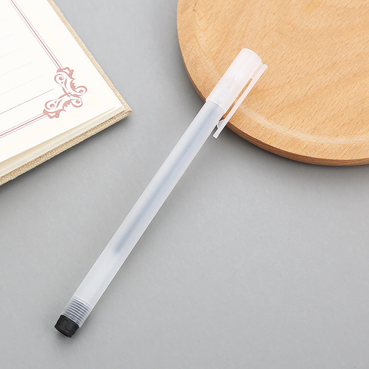 Wholesale Plastic Transparent Matte Rollerball Pen