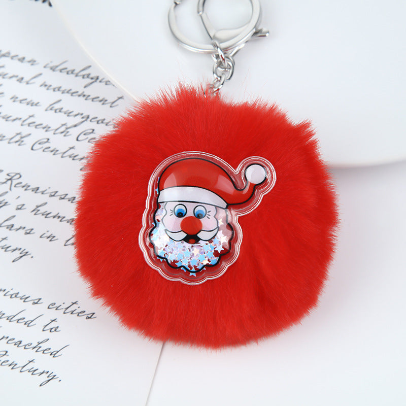 Wholesale Christmas Plush Pendant Keychain