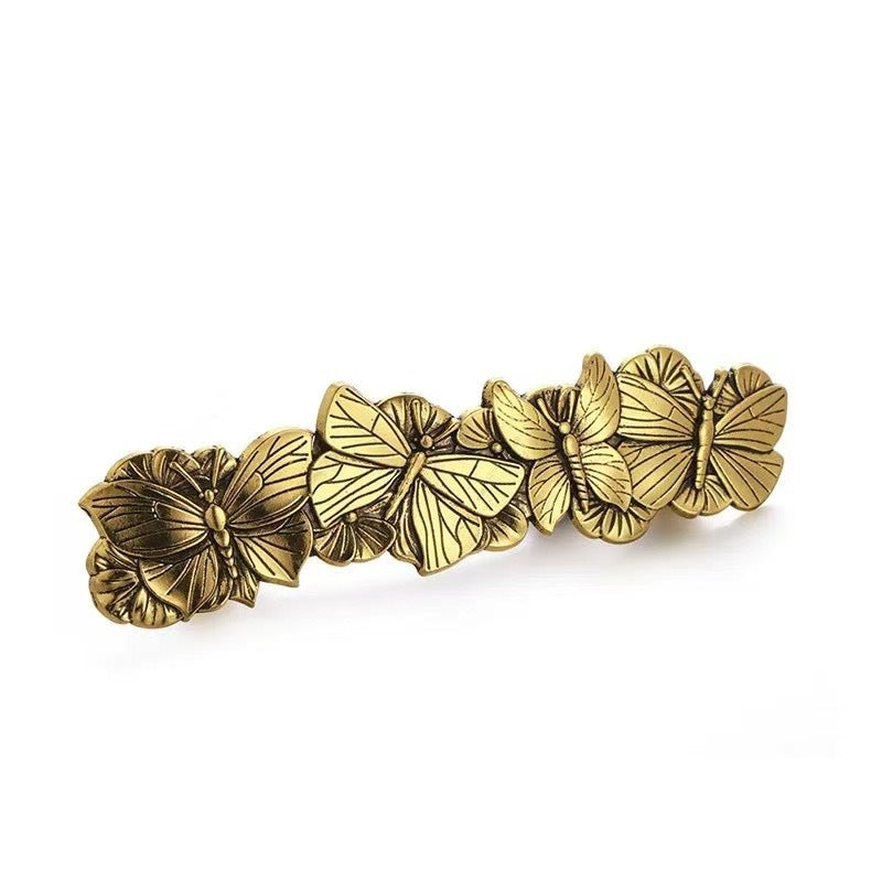 Wholesale Retro hairpin ancient costume alloy headdress ancient style spring clip