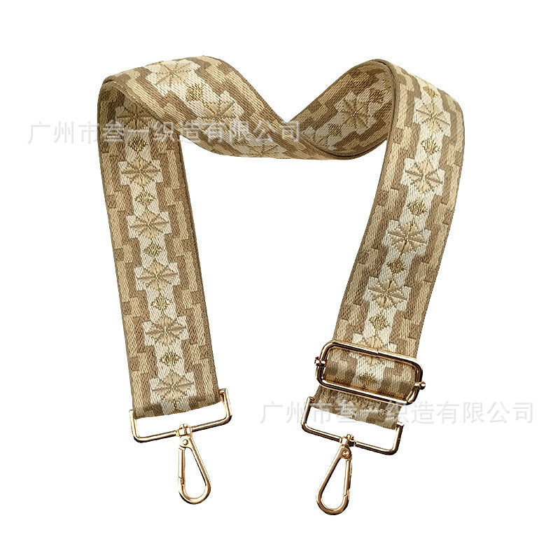 Wholesale Ethnic Style Crossbody Personalized Versatile Polyester Jacquard Adjustable Replacement Shoulder Strap