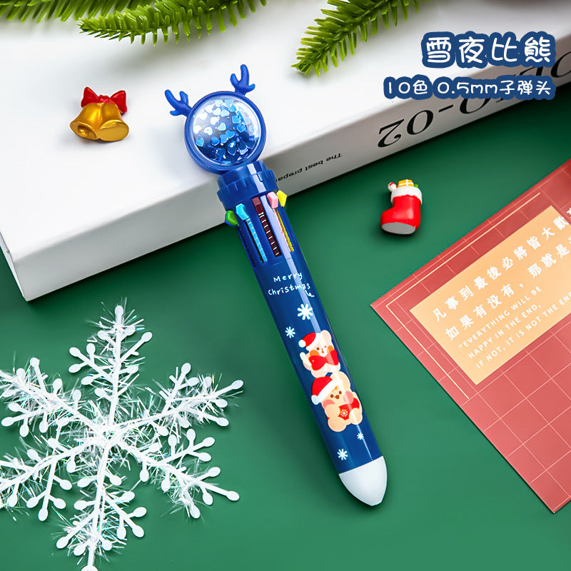 Plástico de plástico al por mayor alco de 10 colores bolígrafo