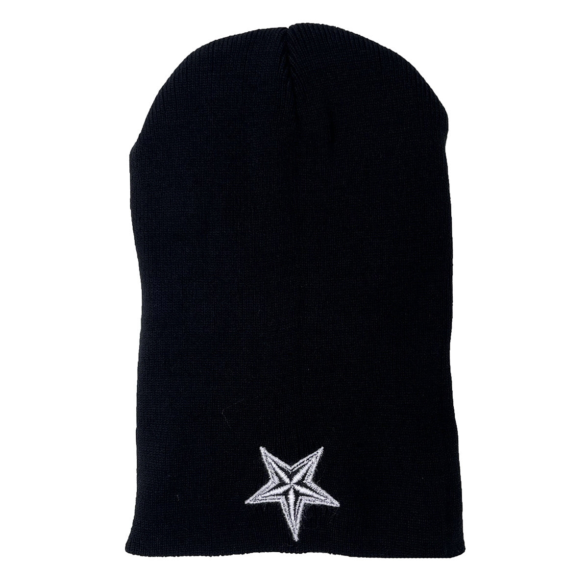 Wholesale Five-pointed Star Embroidered Woolen Hat Knitted Autumn Beanie Acrylic Hat