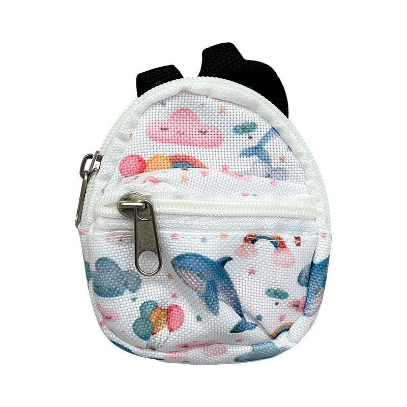Wholesale Change bag 8cm small schoolbag Doll Accessories