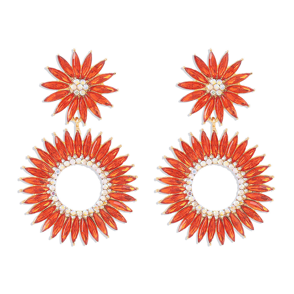 Wholesale Super Sparkling Diamond Earrings