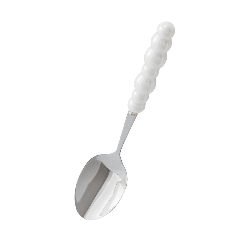 Wholesale Ceramic Pearl Handle Stainless Steel Knives, Forks, and Spoons