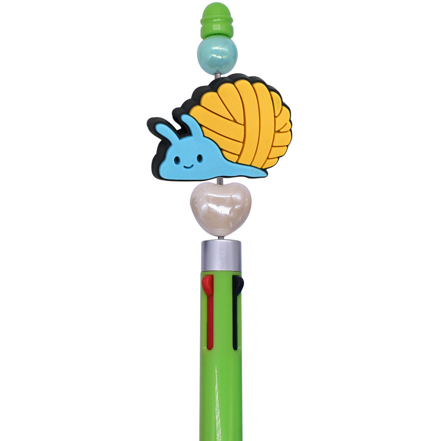 Wholesale Random 100pcs Cute Animal Product Creative Ballpoint Pen Beads