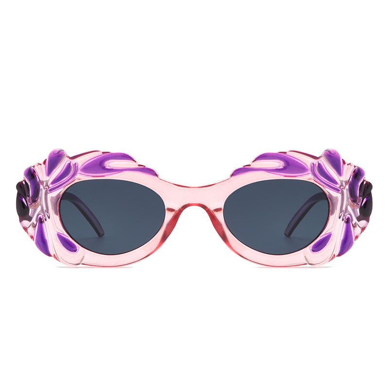 Wholesale Elliptical Circular Cloud PC Sunglasses