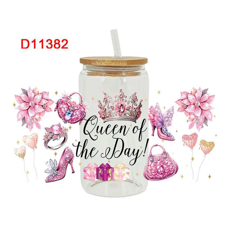 Wholesale Birthday Gift Series 16oz Cup UV DTF Wraps