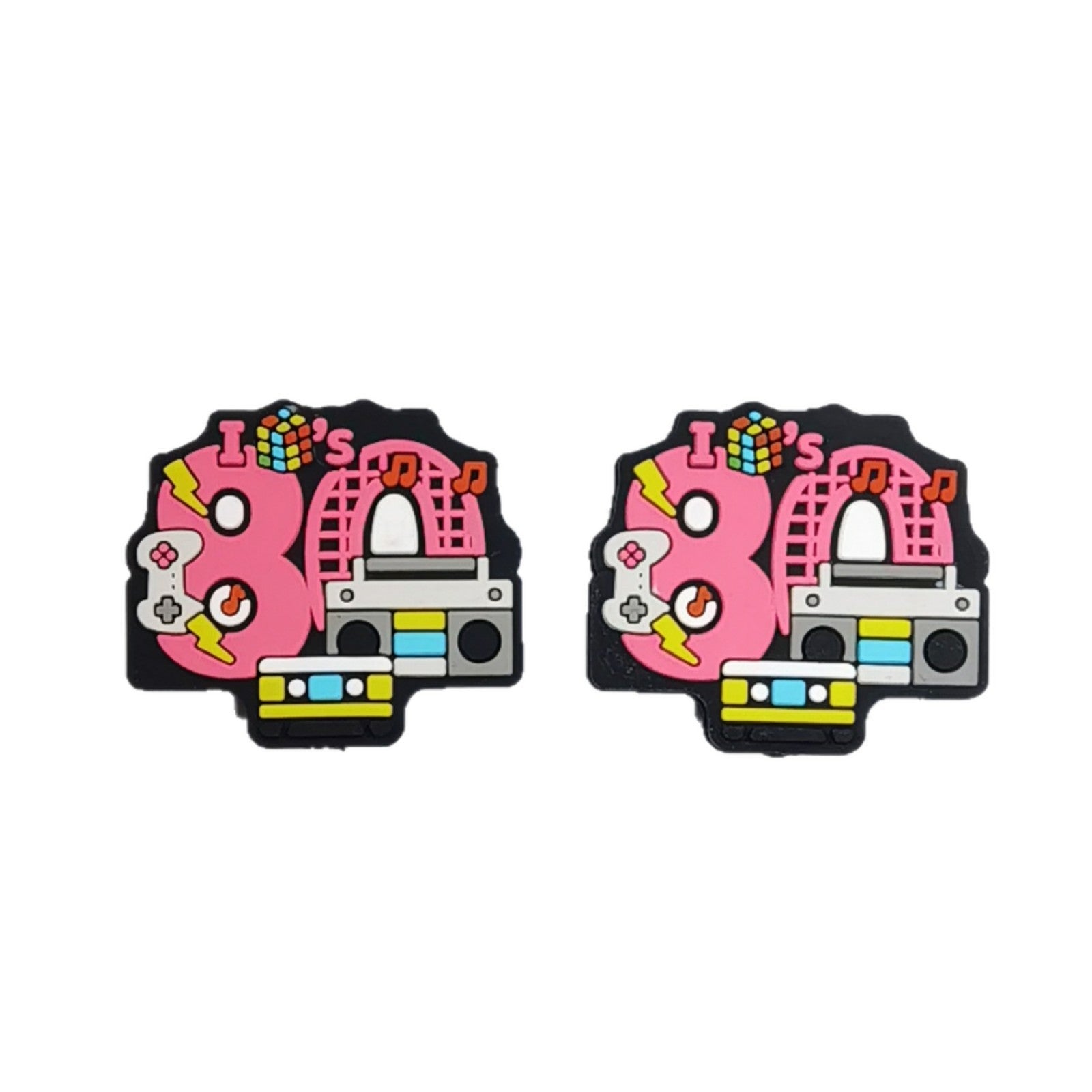 Wholesale 10pcs Colorful cartoon letters Focal Beads