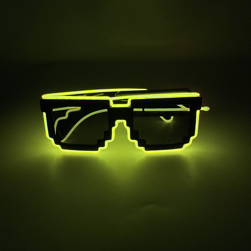 Wholesale Bar nightclub wireless luminous glasses sunglasses party LED disco atmosphere props