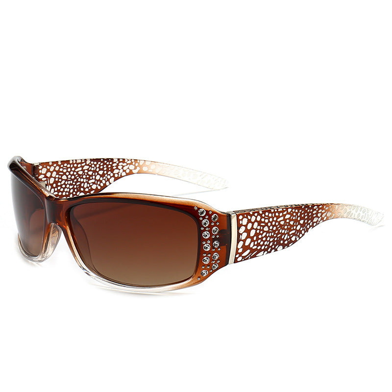 Wholesale Polarized Sunglasses Retro Fashion Diamond Sunglasses