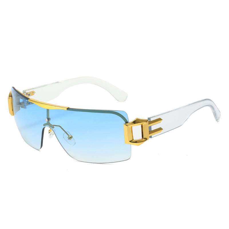 Wholesale D-shaped Stylish 3D Y2K Sunglasses