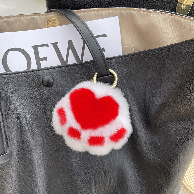 Wholesale Kitten Claw Plush Keychain