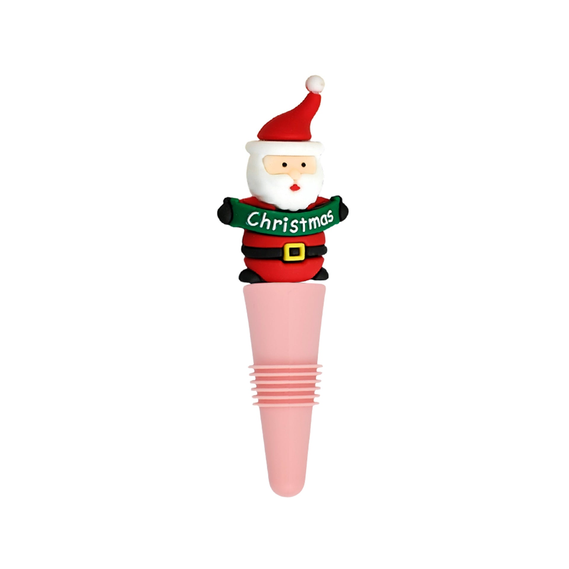 Wholesale  Christmas Red Wine Stopper Wine Preservation Wine Bottle Stopper