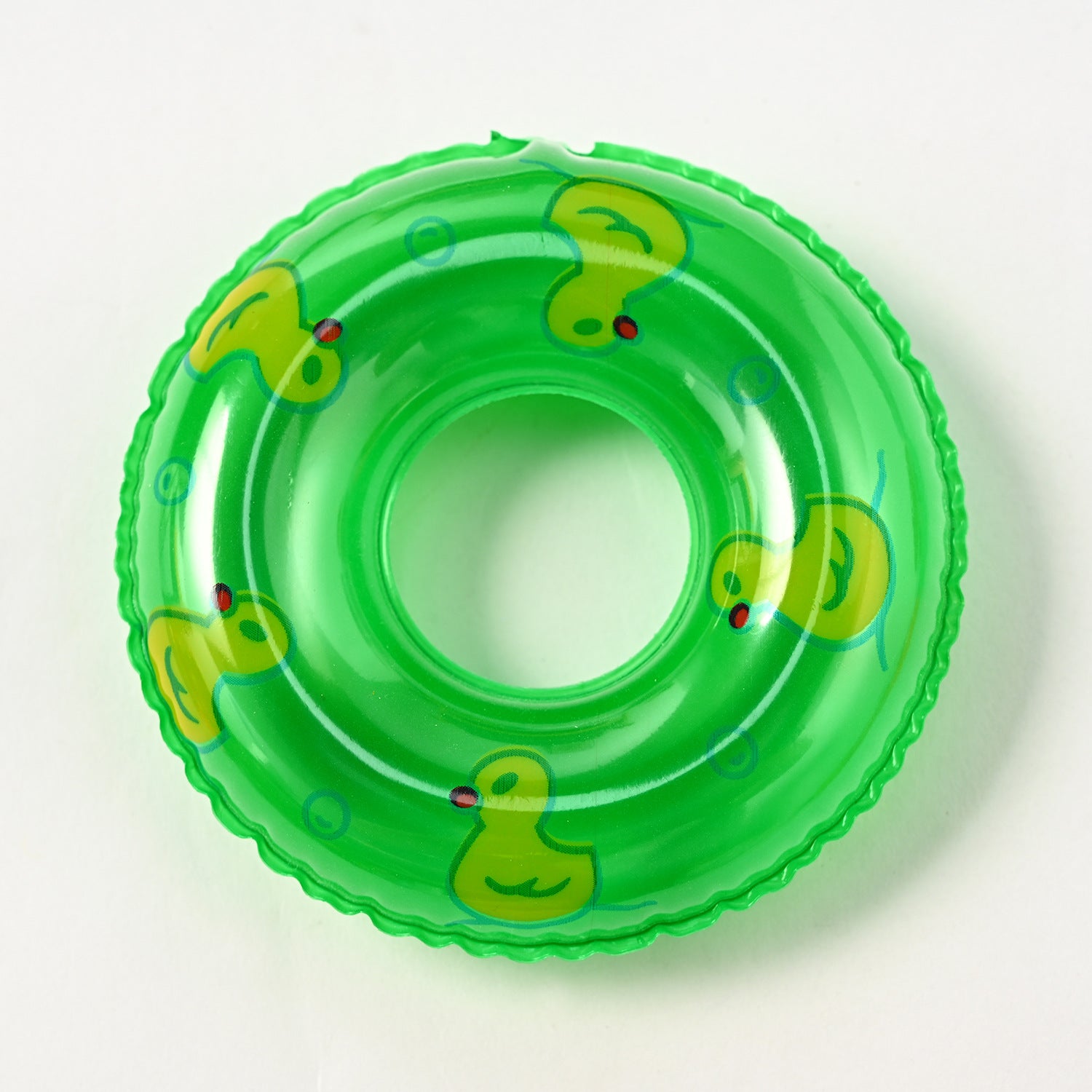 Wholesale Children's small toy mini swimming ring small yellow duck accessories milk tea shop Donut small swimming ring