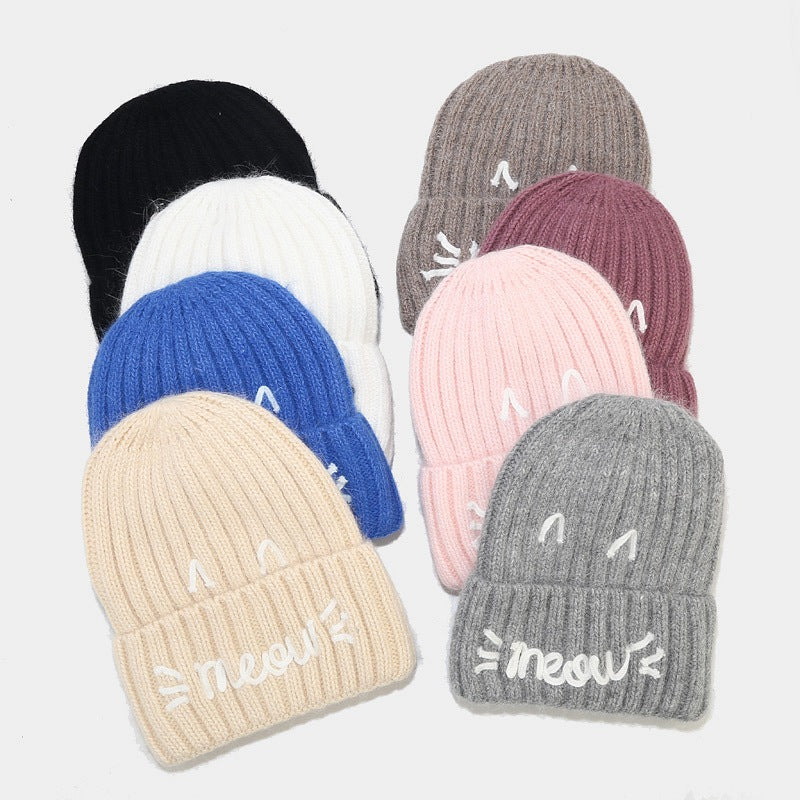Wholesale of Cute Cat Woolen Hats and Knitted Hats