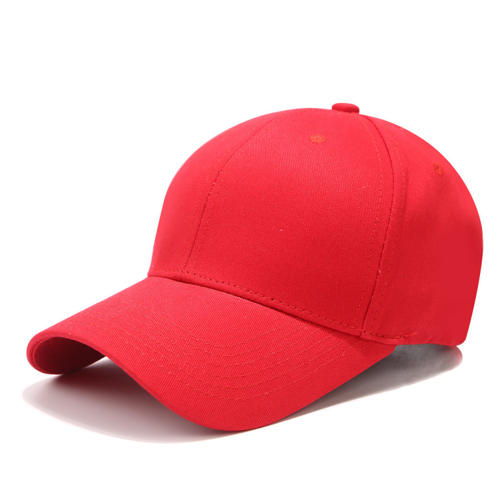 Wholesale Solid color all-match embroidered logo cap