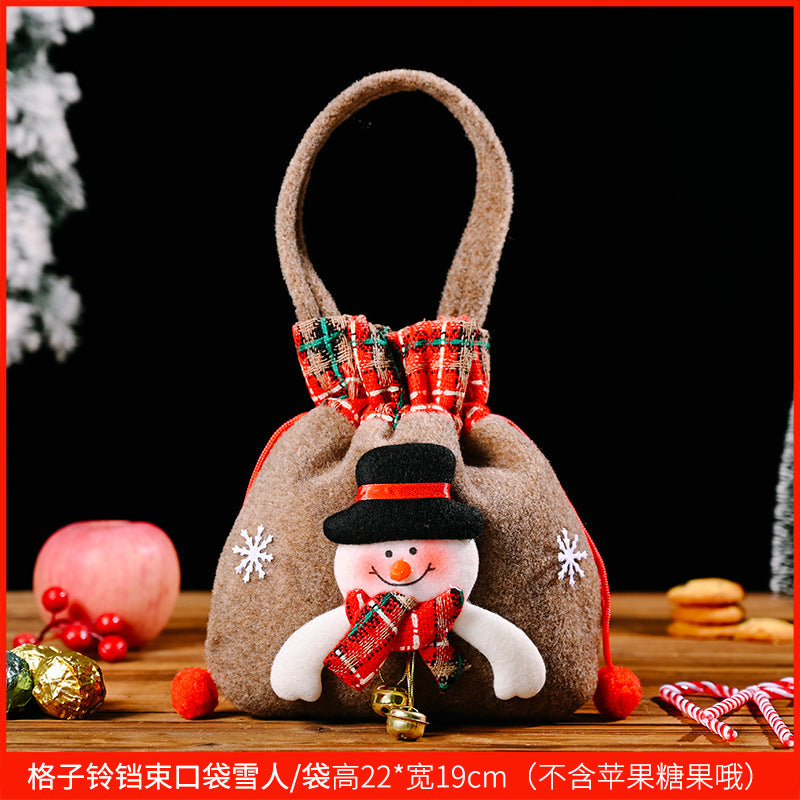 Wholesale Christmas Decorations Cartoon Tote Bag Gift Bag