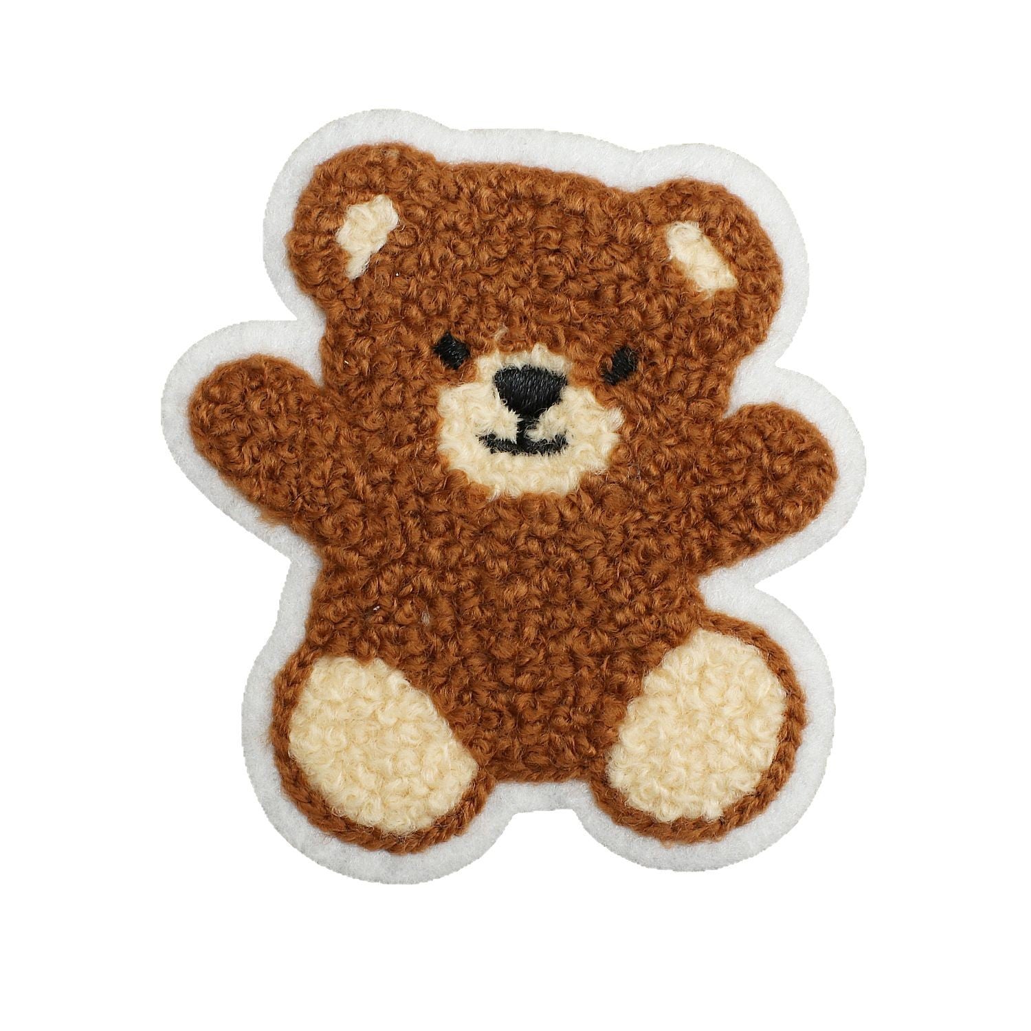 Wholesale Plush cartoon cute bear embroidery DIY Patches