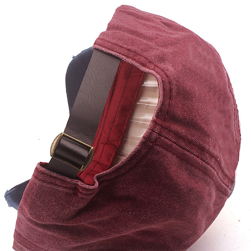 Wholesale Truck Baseball Cap Washed Coating Sunshade Casual Duck Tongue Baseball Cap Cotton Korean Hat