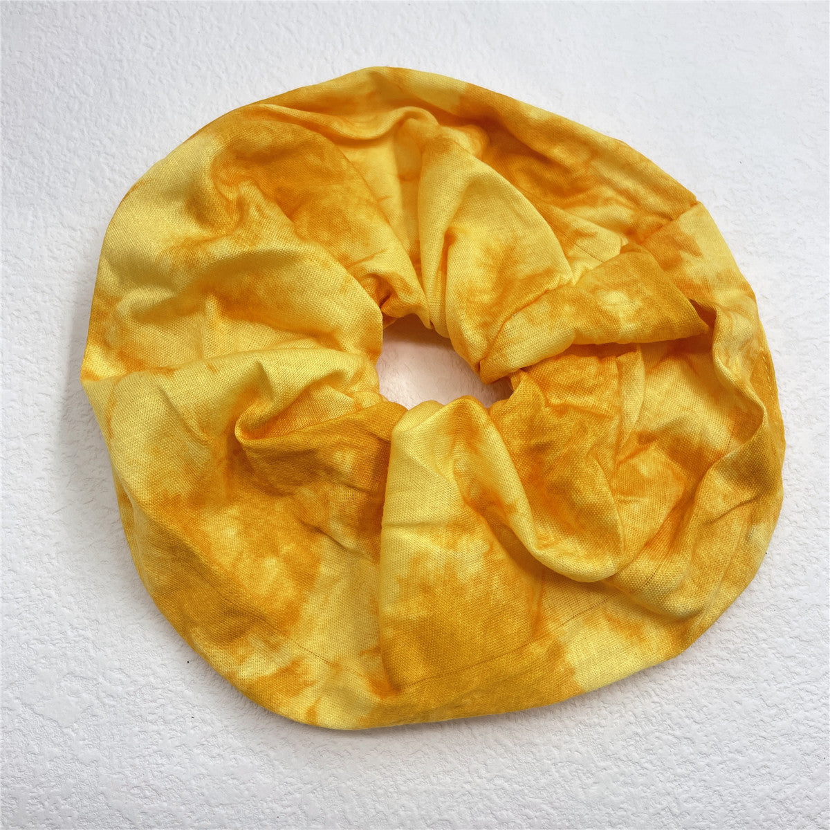 Wholesale Tie-dye Large Intestine Ring Ink Printing and Dyeing Gradient Color Hair Tie Hair Accessories Headdress