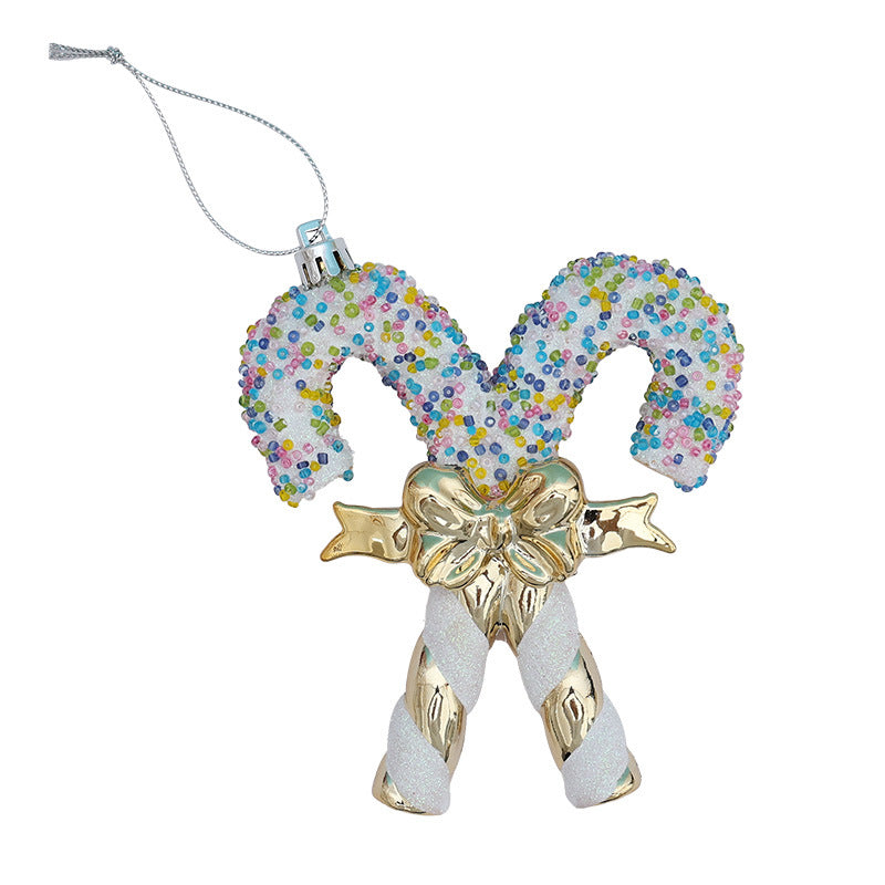 Wholesale Christmas decorative ornaments 3D snowflake bows