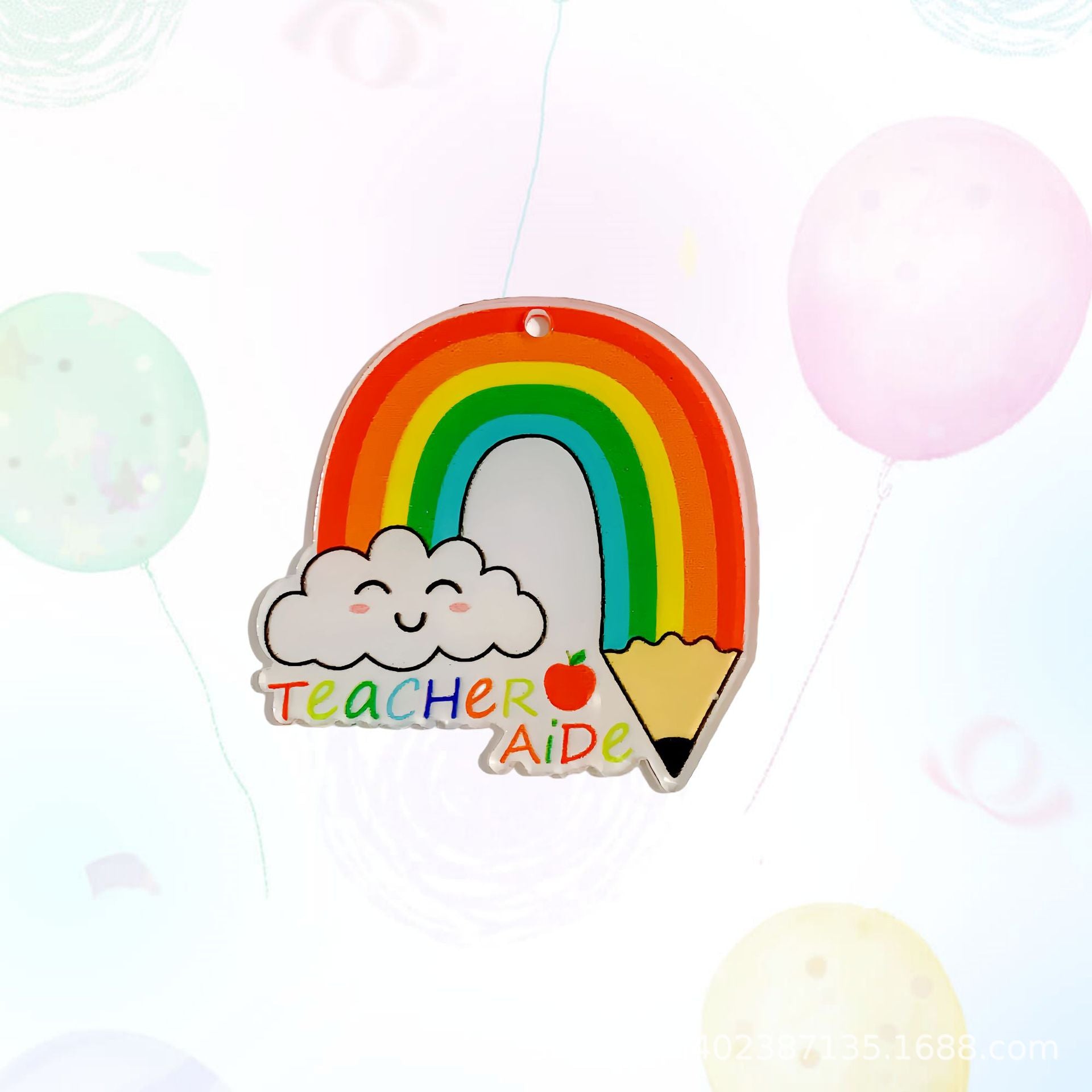 Wholesale 30pcs Acrylic Glitter Campus Style Graduation Season Accessories DIY Materials