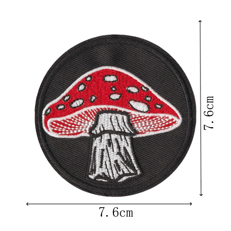 Wholesale 8 Pack Embroidered Iron On Patches Heat Melt Glue Back DIY Fashion Accessory For Bags Towels Outdoor Gear Gift