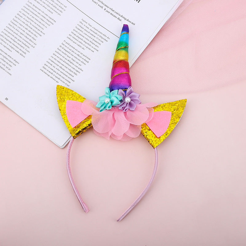 Wholesale Kids Unicorn Halloween Birthday Party Headband