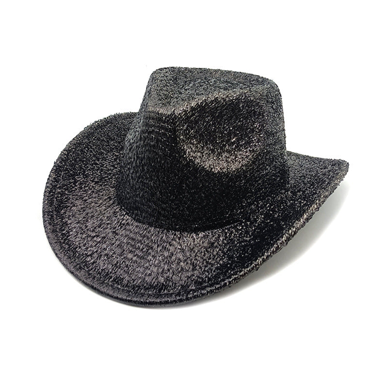Wholesale Lace and Gold Wire Western Cowboy Hat