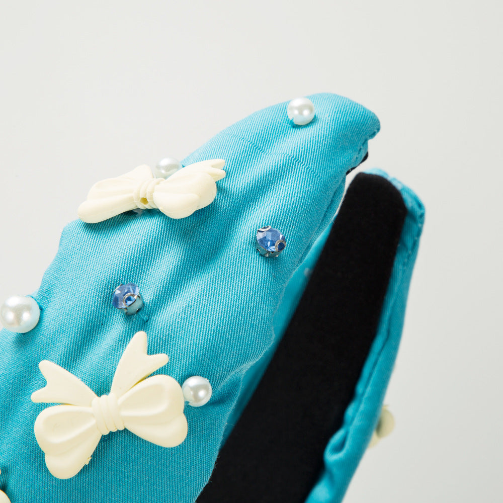 Wholesale Fabric Bow Valentine's Day Headbands