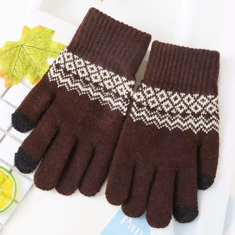 Wholesale Cute and Warm Knitted Gloves for Cold Protection