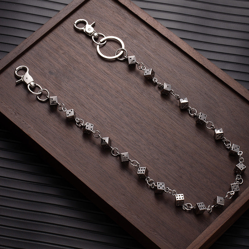 Wholesale dark punk style waist chain hip-hop accessories