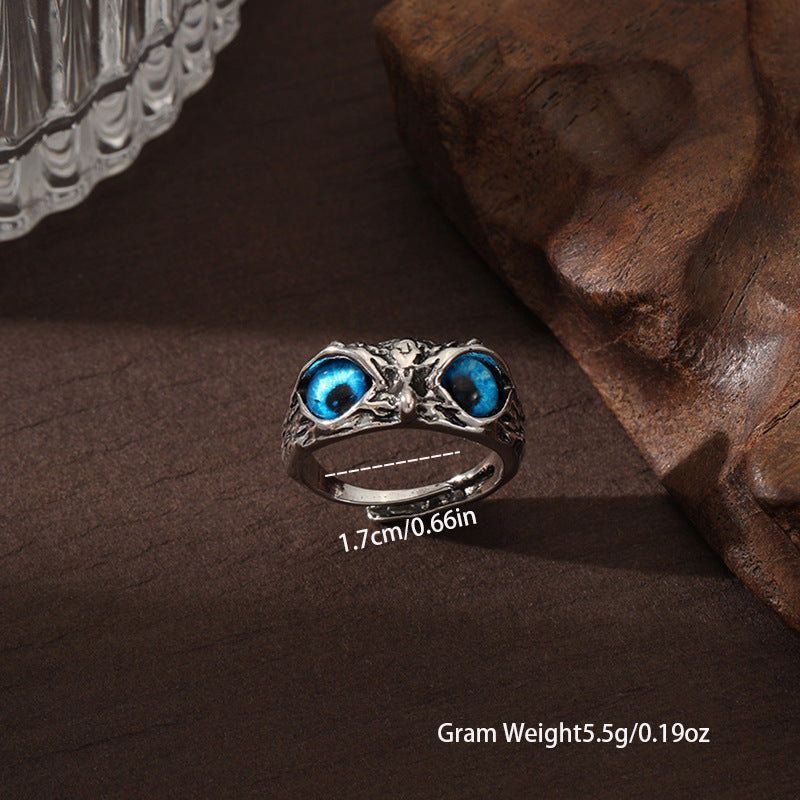 Wholesale Hip-hop Style Trendy Retro Zinc Alloy Open Adjustable Ring