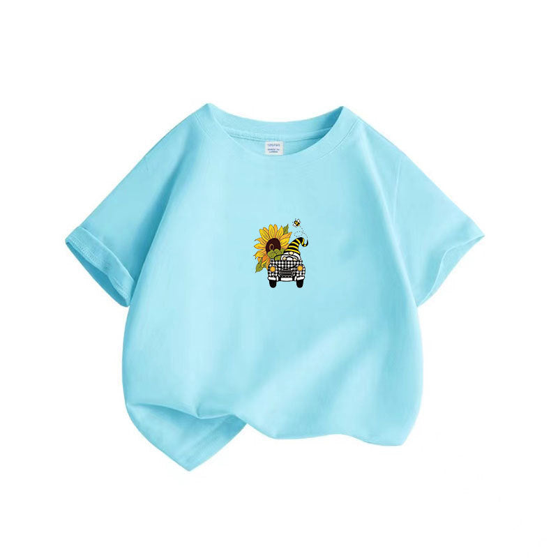 Wholesale 5pcs/pack  Sunflower heat transfer sticker pattern   UV DTF Ready to Press Transfers Wraps