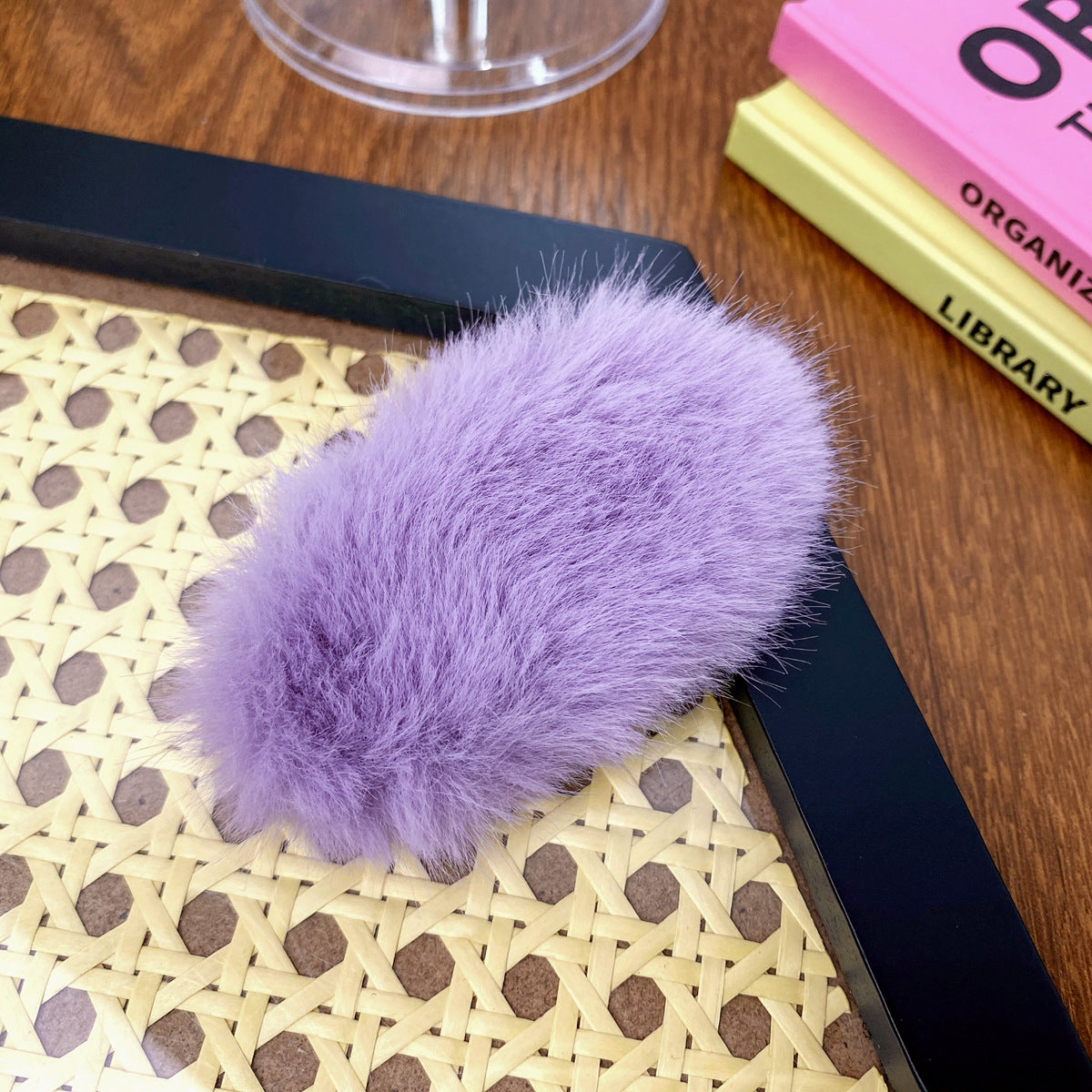 Wholesale Autumn and Winter Plush Hair Clips