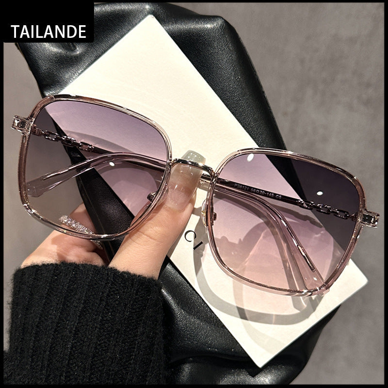 Wholesale Large Square Olive Black Grey Lens Sunglasses