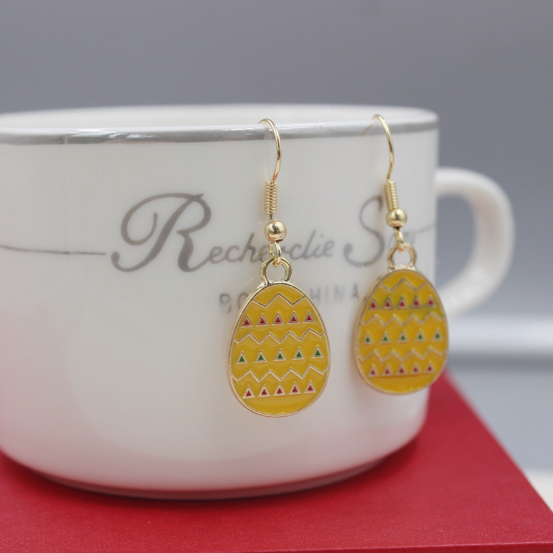 Wholesale Easter Bunny Easter Egg Carrot Earrings