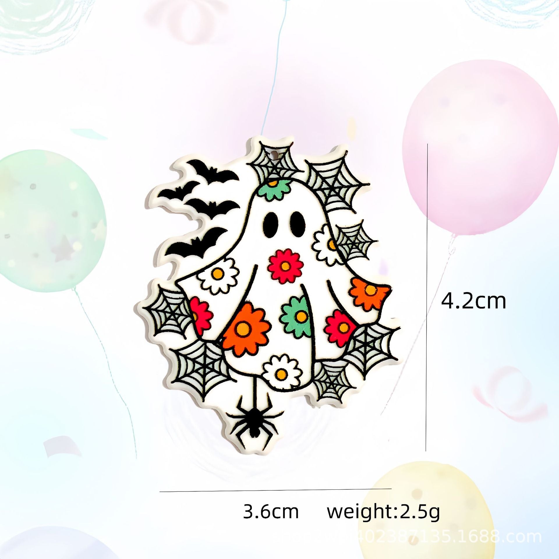 Wholesale 30pcs/ pack ghost acrylic Flatback accessories DIY jewelry pendant material