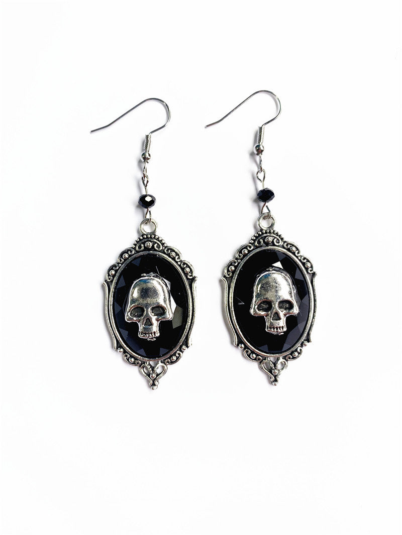 Wholesale  Gothic skull pendant, Gothic skull earrings