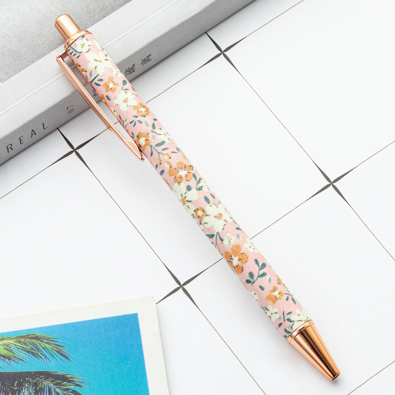 Whoelsale Pens Fashion Flower Metal Pen