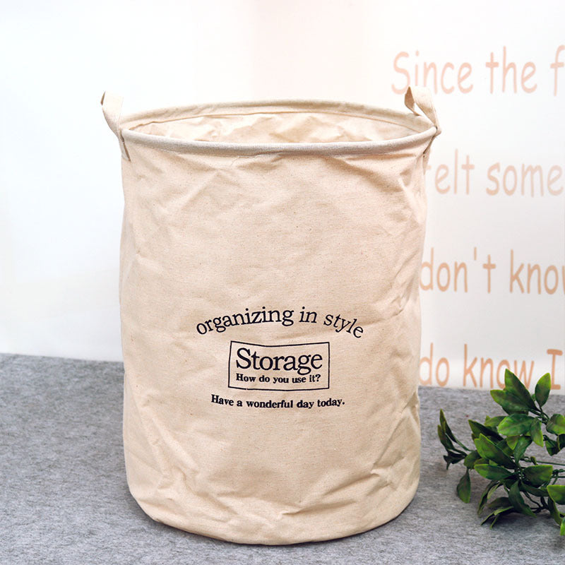 Wholesale Canvas Dirty Clothes Storage Basket