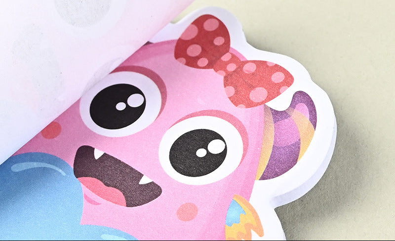 Wholesale Cartoon cute animal alien-shaped sticky notes